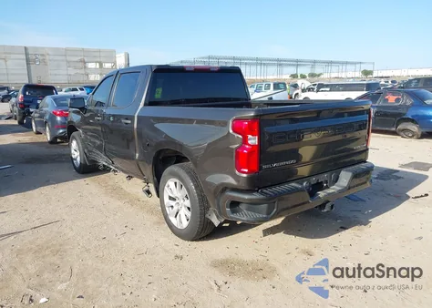 2022 Chevrolet Silverado Ltd C1500 Custom z USA, uszkodzony, nr VIN 1GCPWBEK6NZ121895